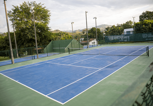 Imagen de cancha de tenis - La estancia