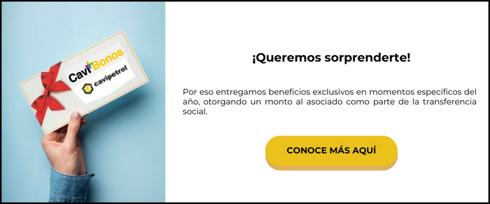 ¡Recibes CaviBonos!