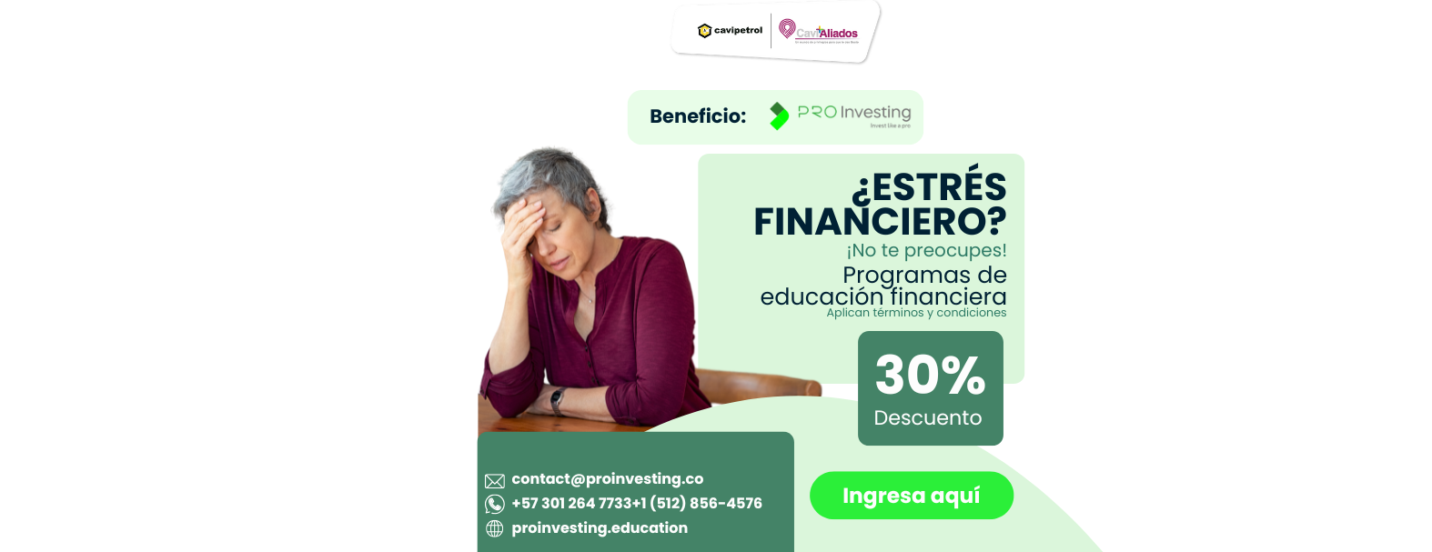 Pro Investing ¿Estrés financiero?