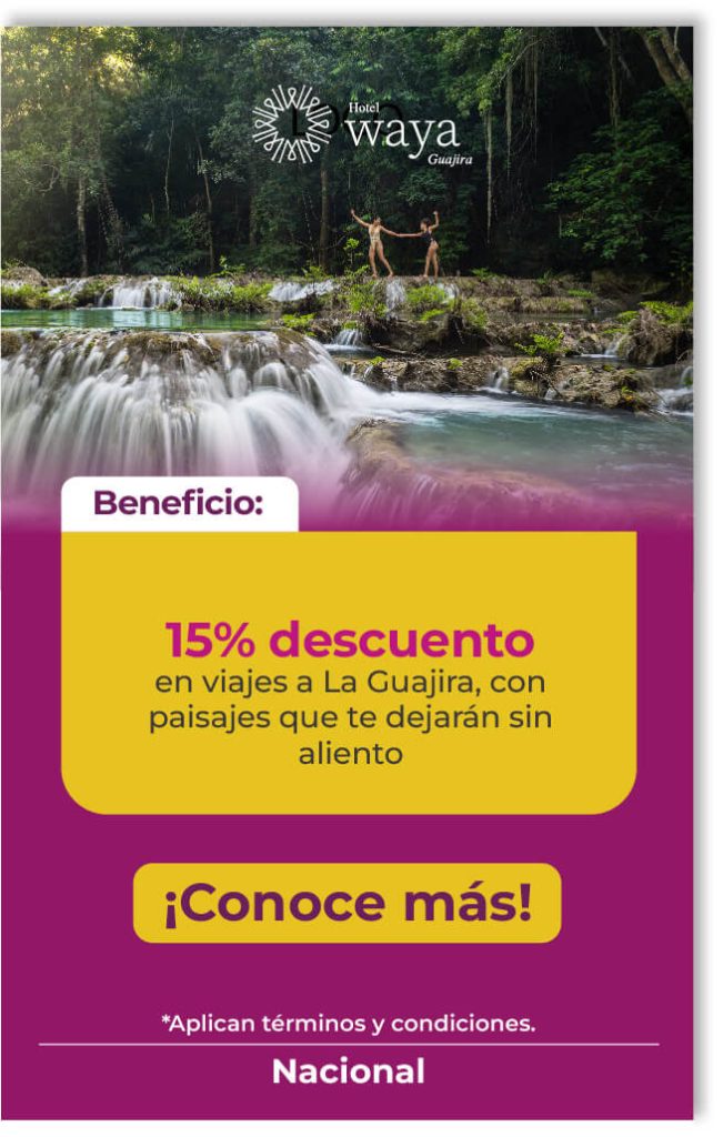 Obtén 15% de descuento en viajes a La Guajira, con paisajes que te dejarán sin aliento.