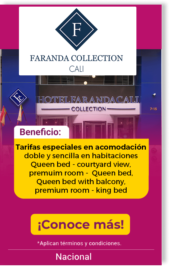 OPERADOR HOTELERO CALI - HOTEL FARANDA COLLECTION CALI