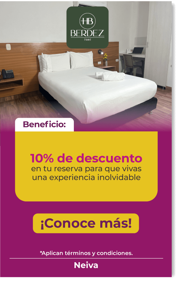 Obtén 10% de descuento en tu reserva con Hotel Berdez
