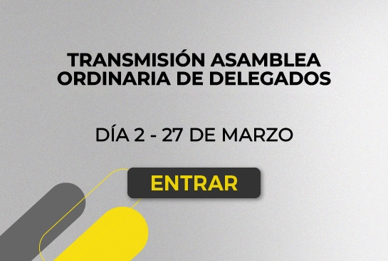 Transmisión asamblea ordinaria de delegados día 2 - 27 de marzo