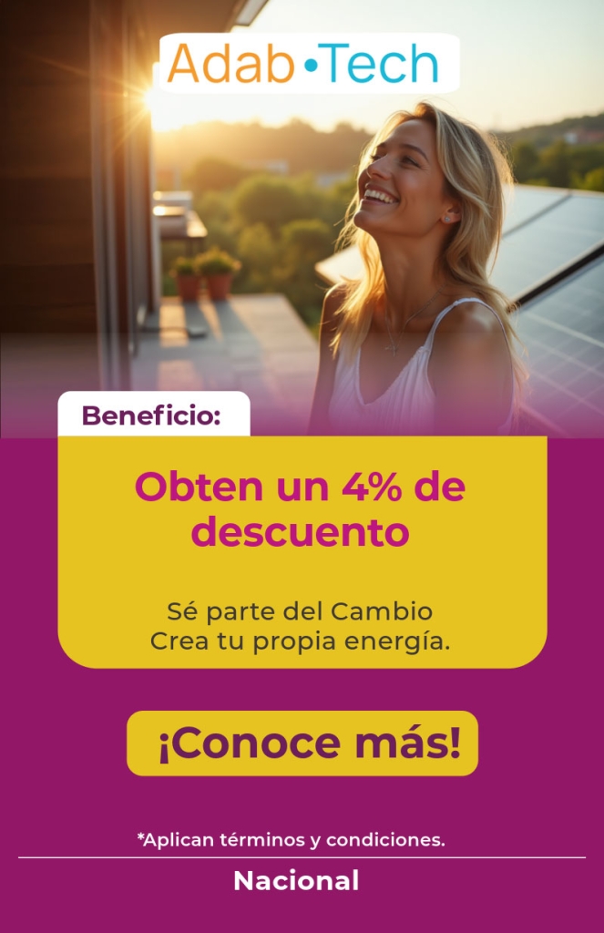 Obtén un 4% de Dto. con Adab Tech