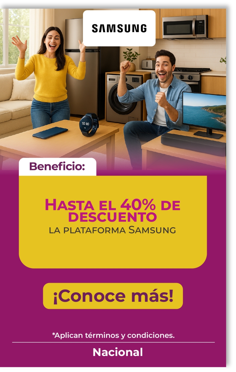 Descuento en la plataforma Samsung